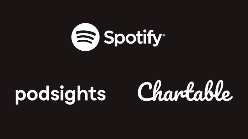 Spotify Podsights Chartable Logos